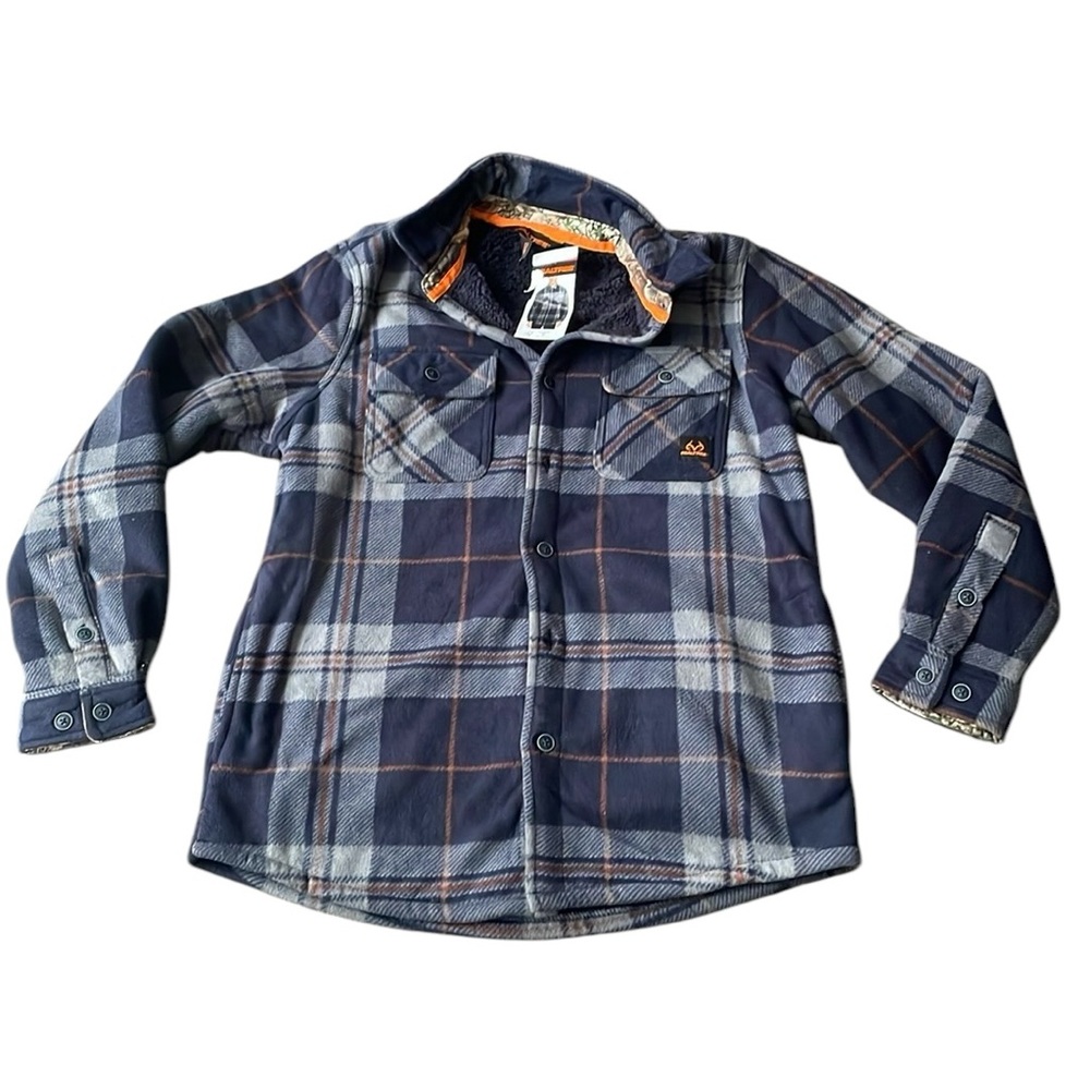 Realtree - Men's Sherpa Lined Shirt Jacket